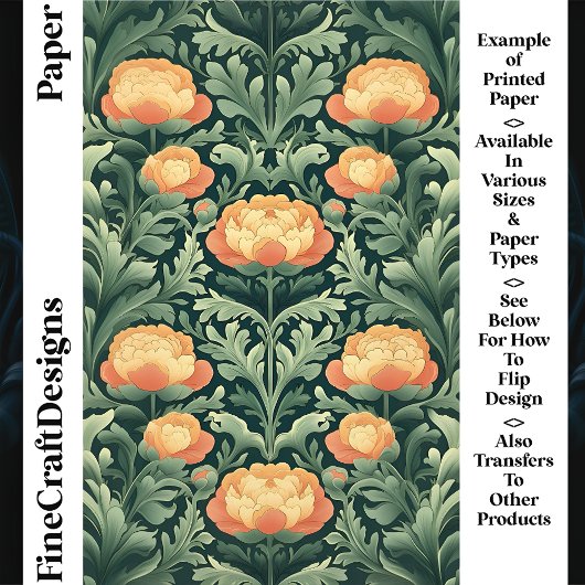 ヴィンテージオレンジ&イエロープニーCR4クラフト紙