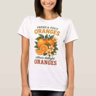 ヴィンテージオレンジ – フレッシュ&ジューシー柑橘系デライド Tシャツ