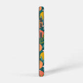 ヴィンテージオレンジ&レモンブロッサムパターン SAMSUNG GALAXYケース (右側面)