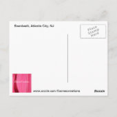 ヴィンテージオンザボードウォークインザアトランティックシティNJ ポストカード (裏面)