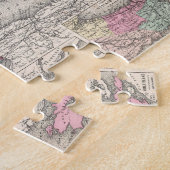 ヴィンテージオンタリオの地図（1857年） ジグソーパズル (側面)