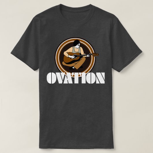 ヴィンテージオヴァレーションギタストリングフリージングホワイト  Tシャツ (デザイン正面)