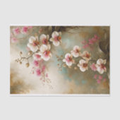 ヴィンテージオーキッドアートデクページ 薄葉紙 (正面)