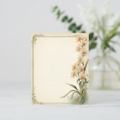 ヴィンテージオーキッドスクラップブック紙 (スタンド正面)