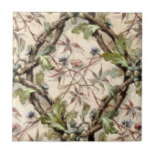 ヴィンテージオークとドングルズの模様 タイル (正面)