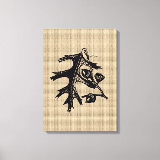 ヴィンテージオークオンキャンバス キャンバスプリント (正面)