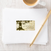 ヴィンテージオークツリーのストリングラ結婚イト ラベル (インサイチュ)