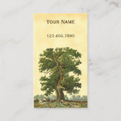 ヴィンテージオークツリーカスタム名刺 名刺 (正面)