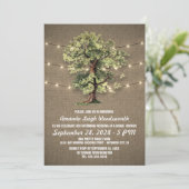 ヴィンテージオークツリーブライダルシャワー招待状 招待状 (スタンド正面)