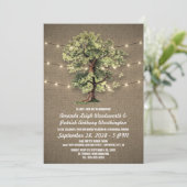 ヴィンテージオークツリーリハーサルディナー招待状 招待状 (スタンド正面)