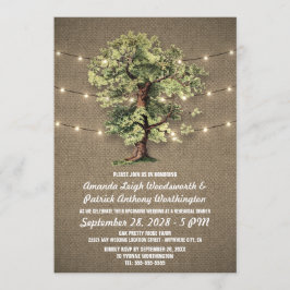 ヴィンテージオークツリーリハーサルディナー招待状 招待状