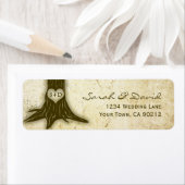 ヴィンテージオークツリー文字列ラ結婚イトの戻り値 ラベル (インサイチュ)