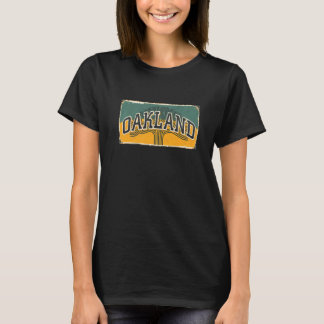 ヴィンテージオークランドオークランドツリー510オークタウンザタウン Tシャツ