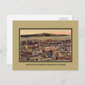 ヴィンテージオークランドニュージーランドランジトト島 ポストカード (正面/裏面)