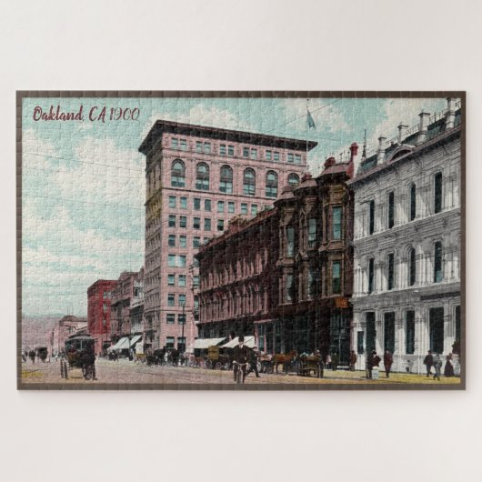 ヴィンテージオークランドCAラージパズル ジグソーパズル (横)