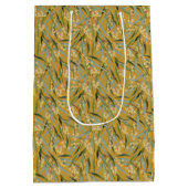 ヴィンテージオーストラリアのガラガラ模様 ミディアムペーパーバッグ (裏面)