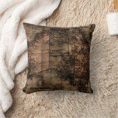 ヴィンテージオーストラリアの地図 クッション (ブランケット)