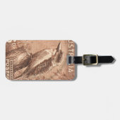 ヴィンテージオーストラリア小鹿原鳥 ラゲッジタグ (正面横)