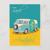 ヴィンテージオーストラリア旅行ポスター ポストカード (正面)