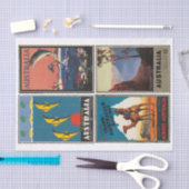 ヴィンテージオーストラリア旅行ポスターDecompage Collage 薄葉紙 (クラフト)