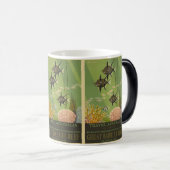 ヴィンテージオーストラリア素晴らし:バリアリーフ旅行 モーフィングマグカップ (正面右)