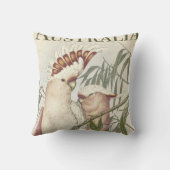 ヴィンテージオーストラリア装飾用クッション16インチx 16インチ クッション (裏面)