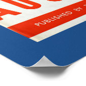 ヴィンテージオーストリアのスキーのポスター ポスター (角)