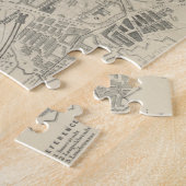 ヴィンテージオーストリアの地図(1877年) ジグソーパズル (側面)