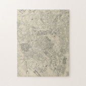 ヴィンテージオーストリアの地図(1877年) ジグソーパズル (縦)