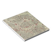 ヴィンテージオーストリアの地図（1883年） ノートパッド (アングル)