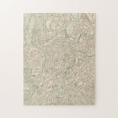 ヴィンテージオーストリアの地図（1901年） ジグソーパズル (縦)