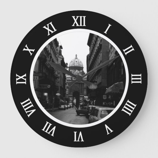 ヴィンテージオーストリアウィーンインペリアルパレス1970 USB Ch ラージ壁時計 (正面)