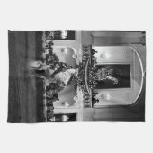 ヴィンテージオーストリアウィーンクールベスペインのット キッチンタオル (横)