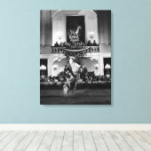 ヴィンテージオーストリアウィーンクールベスペインのット キャンバスプリント (インサイチュ (ウッドフロア))