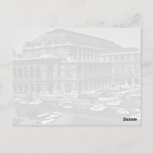 ヴィンテージオーストリアウィーンスタートーパーオペラ ポストカード (裏面)