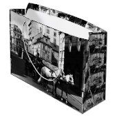 ヴィンテージオーストリアウィーンドレマダーラハウスフィエーカ ラージペーパーバッグ (裏面アングル)