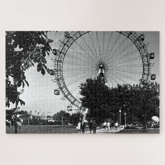 ヴィンテージオーストリアウィーンプラーター大輪 ジグソーパズル (横)