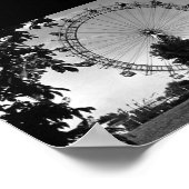 ヴィンテージオーストリアウィーンプラーター大輪 ポスター (角)