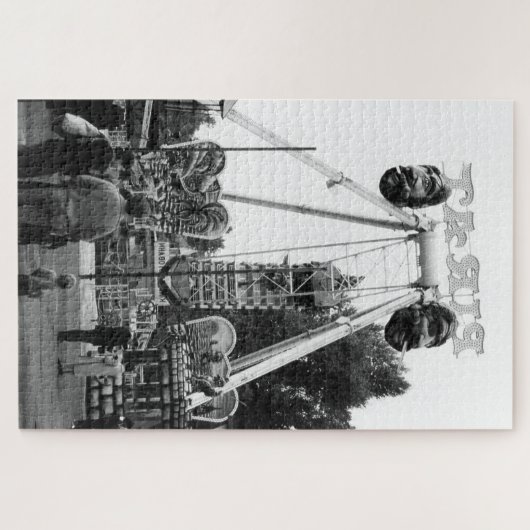 ヴィンテージオーストリアウィーンプラーター遊園地 ジグソーパズル (横)