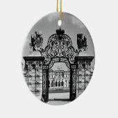 ヴィンテージオーストリアウィーンベルヴェデーレ城門 セラミックオーナメント (右)