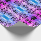 ヴィンテージオーストリアウィーンベルヴェデーレ城門 ラッピングペーパー (角)