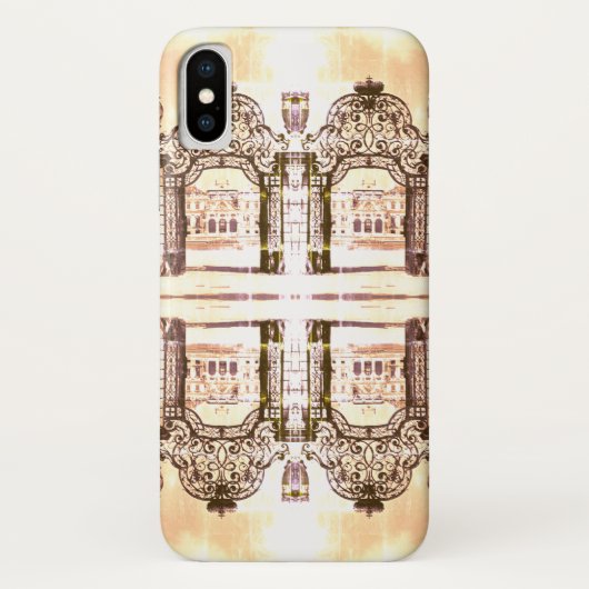 ヴィンテージオーストリアウィーンベルヴェデーレ城門 Case-Mate iPhoneケース (裏面)