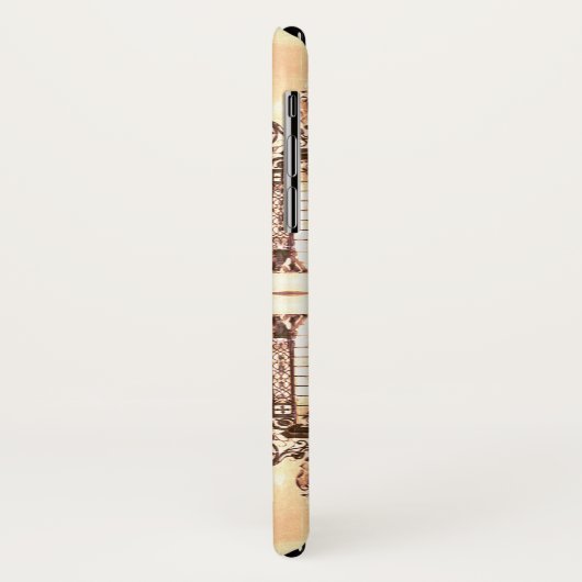 ヴィンテージオーストリアウィーンベルヴェデーレ城門 Case-Mate iPhoneケース (裏面/左)