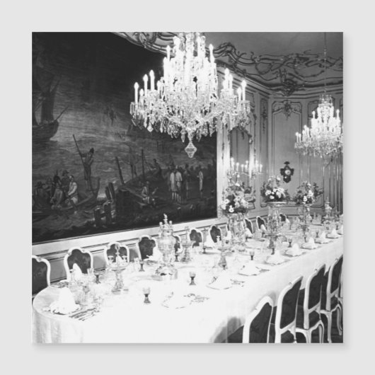 ヴィンテージオーストリアウィーンホフバーグパレスダイニングルーム (正面)