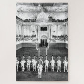 ヴィンテージオーストリアスペインのウィーン乗馬学校 ジグソーパズル (縦)