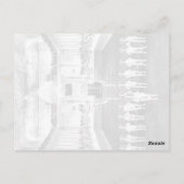 ヴィンテージオーストリアスペインのウィーン乗馬学校 ポストカード (裏面)