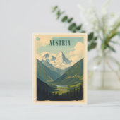 ヴィンテージオーストリアマウンテントラベルツーリズム ポストカード (スタンド正面)