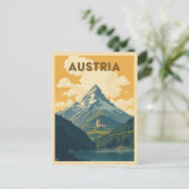 ヴィンテージオーストリアマウンテントラベルツーリズム ポストカード (スタンド正面)