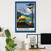 ヴィンテージオーストリア旅行ポスター ポスター (ホームオフィス)