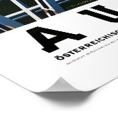 ヴィンテージオーストリア鉄道旅行ポスター | レトロアルプス ポスター (角)